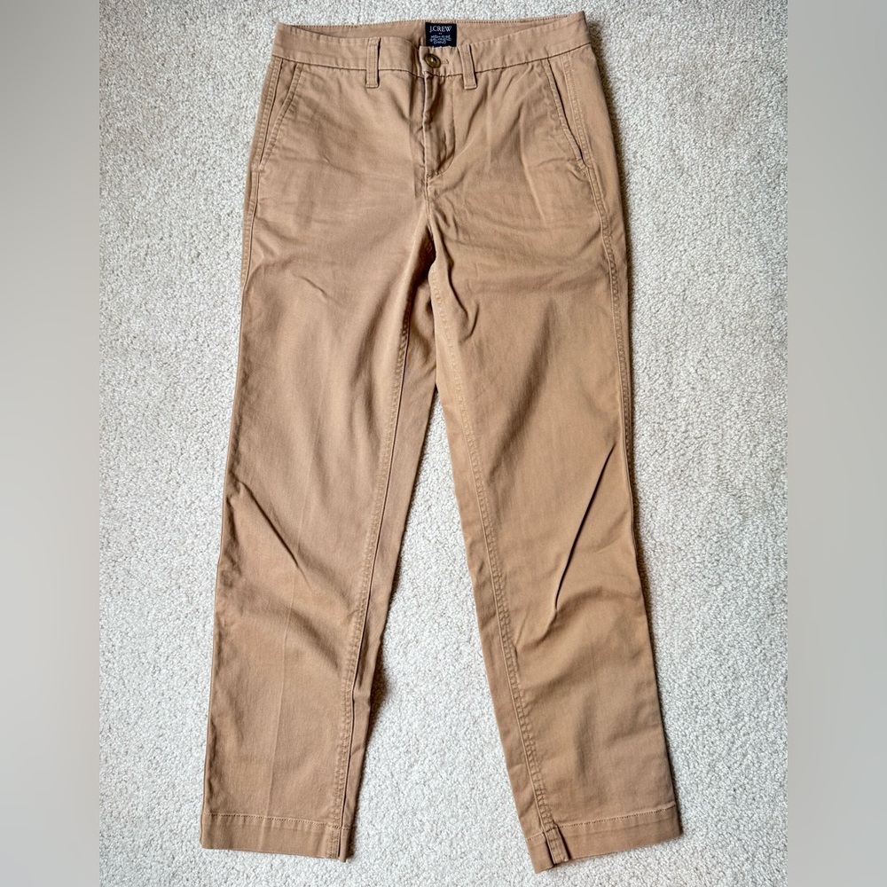 J. Crew Factory High Rise Girlfriend Chino Pants Bundle Straight Leg Size 0 - Picture 7 of 13